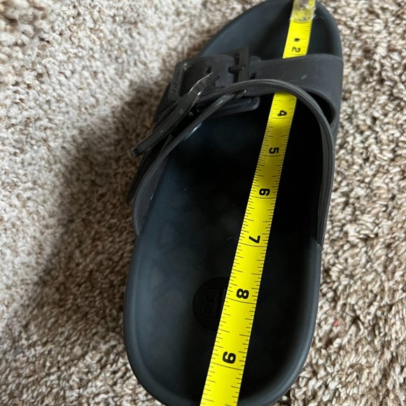 Balenciaga Women's Mallorca Slide PVC Jelly Logo Buckle Sandals. - Picture 14 of 14